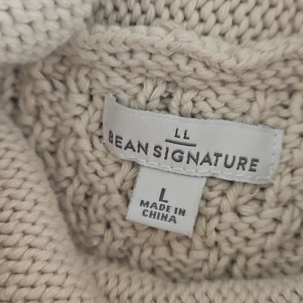 Women's Signature Cotton Funnelneck Sweater large - Picture 8 of 11